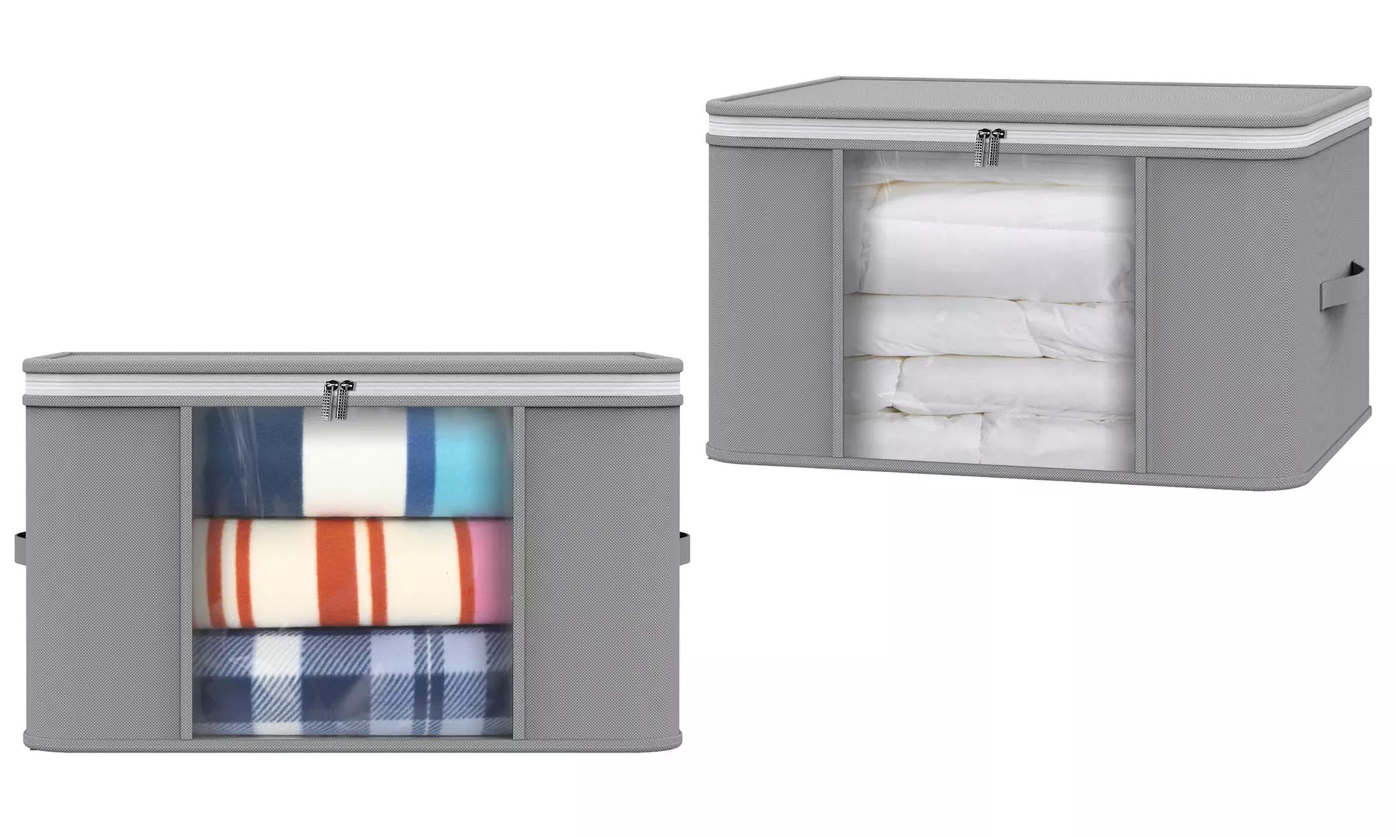 Vinsani Pack of Two Zipped Storage Bags