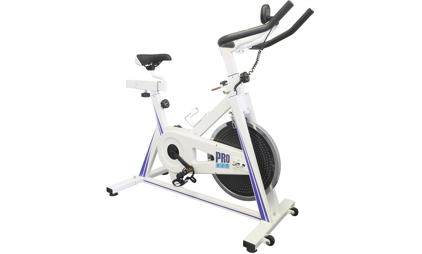 Image 3: Pro-Fit Flywheel Spin Bike 