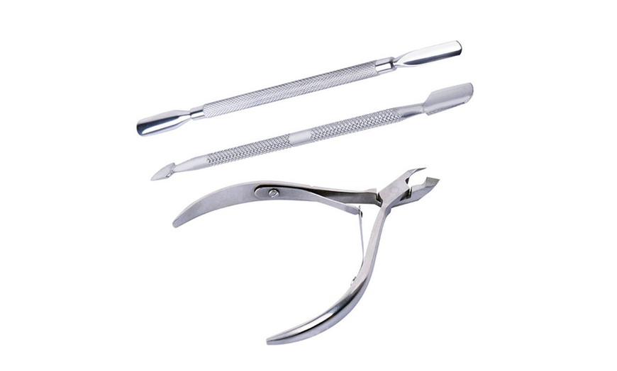 Image 2: Three-Piece Cuticle Nipper Set