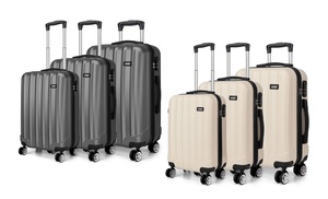 Three Piece Set Four Wheels Hard Shell Suitcases