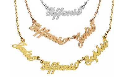 image for Small Carrie Style Name Necklace