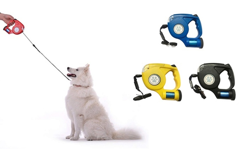 Image 2: 5m Retractable Dog Leash