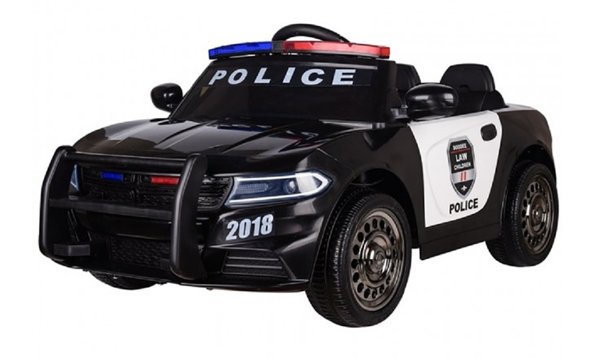 Kids Electric Police Ride On Car 