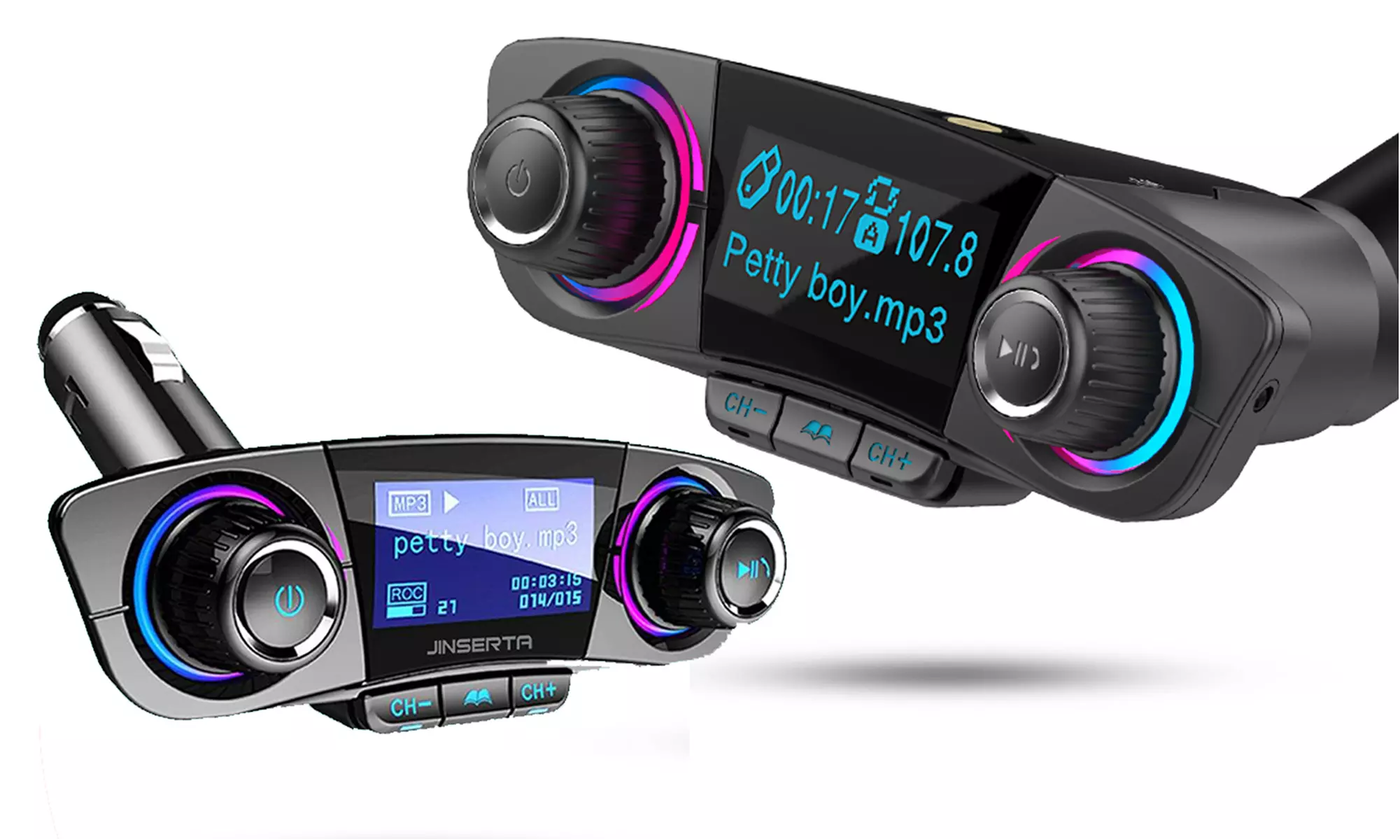 1 à 2 kit(s) Bluetooth 4.0 de voiture - Second Medium