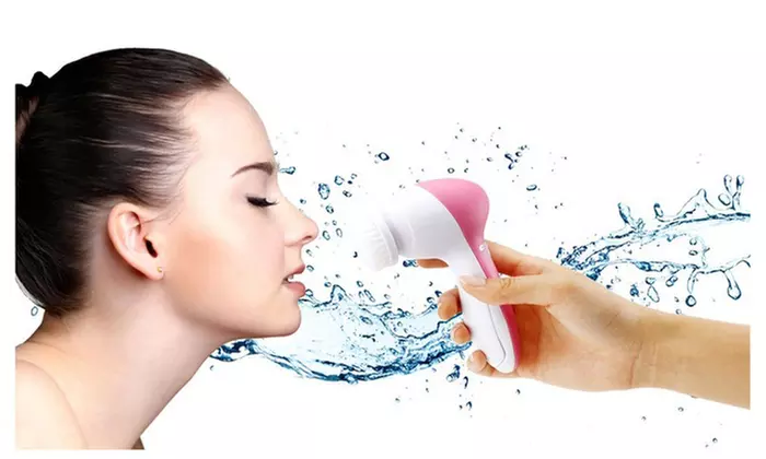 $23.99 for Skin Spa Facial Cleanser & Massaging Brush System w/ Case from My Beauty Secrets USA ($99 Value) - Primary Image