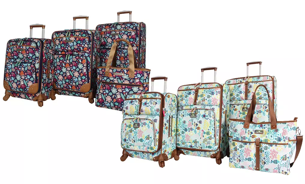 Lily Bloom Expandable Spinner Luggage Set (4-Piece) - Primary Image