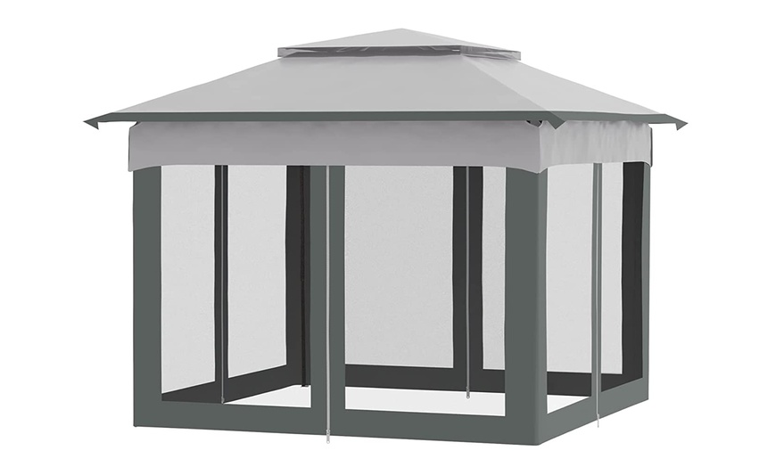 Image 2: Outsunny Pop-Up Gazebo