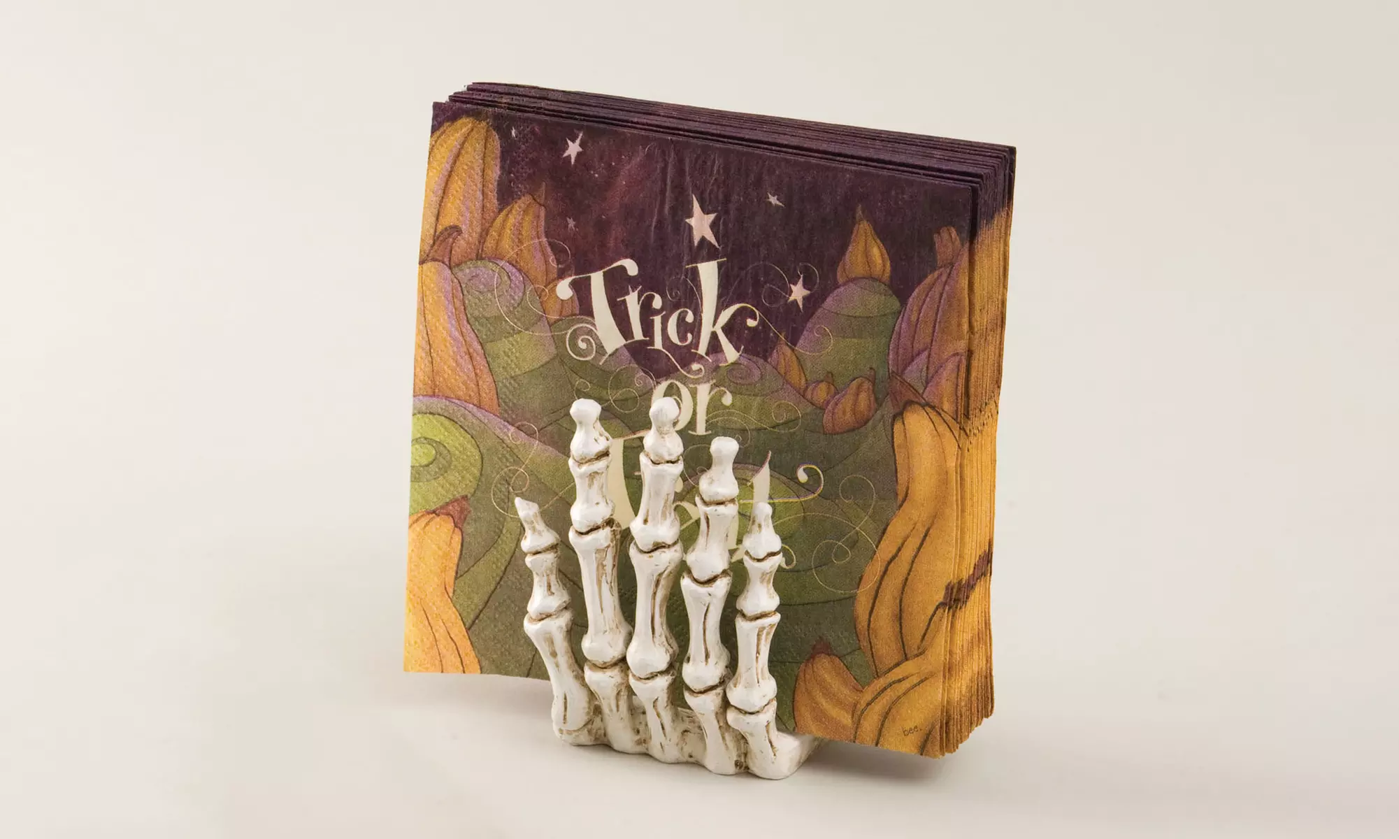 Halloween Skeleton Hand Napkin Holder - Primary Image