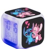 Image 5: Stitch-Inspired RGB Alarm Clock 