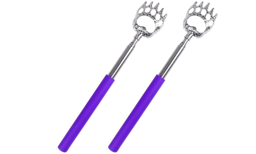 Image 12: Up to Three Telescopic Bear Claw-Design Back Scratchers