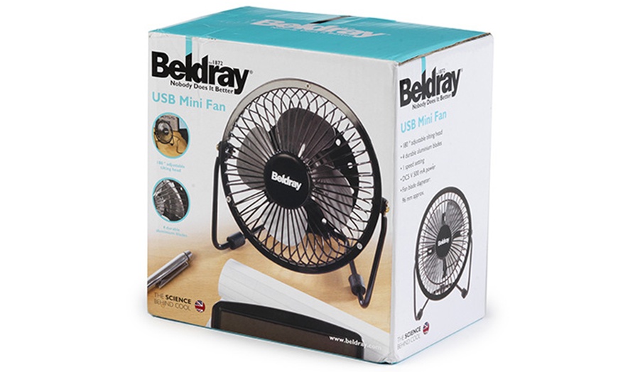 Image 5: Beldray Mini USB Desktop Fan