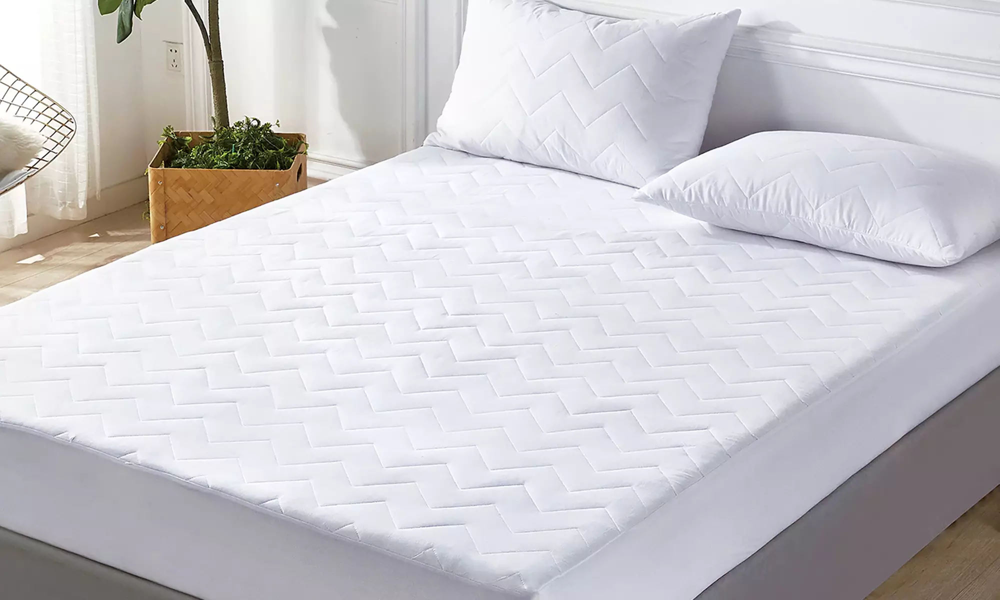 Coprimaterasso trapuntato ZigZag