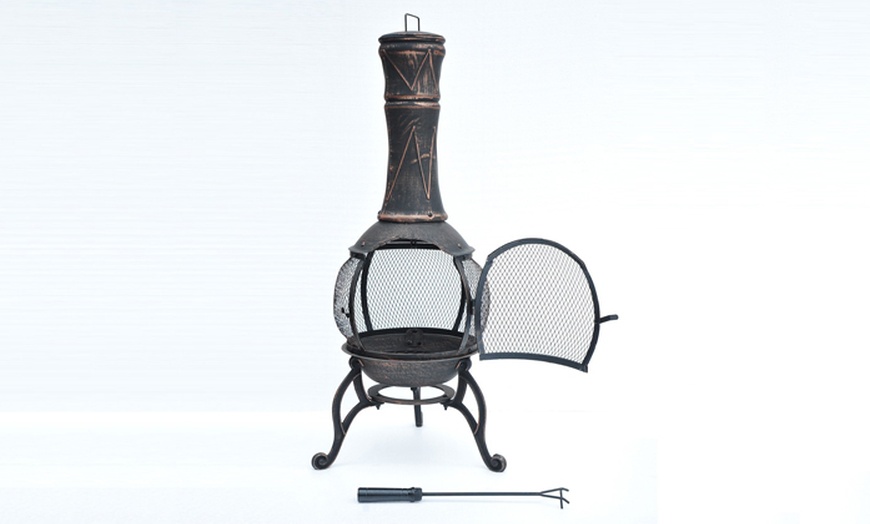 Image 2: Cast-Iron Fire Pit