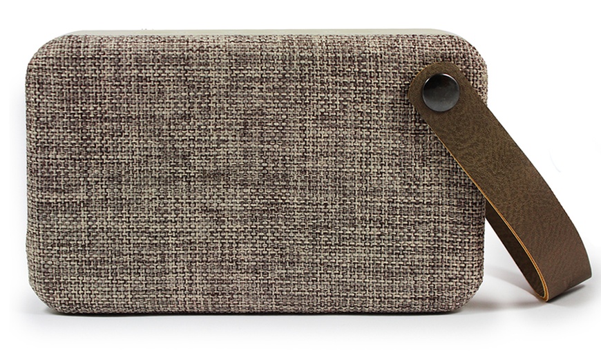 Image 1: Fabric Bluetooth Speaker