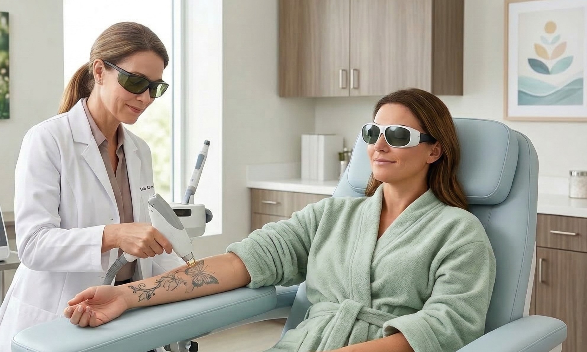 Tatoeageverwijdering met laser incl. verdoving