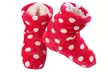 Style Clad Women's Printed Faux Shearling Boot Slippers  - Second Medium