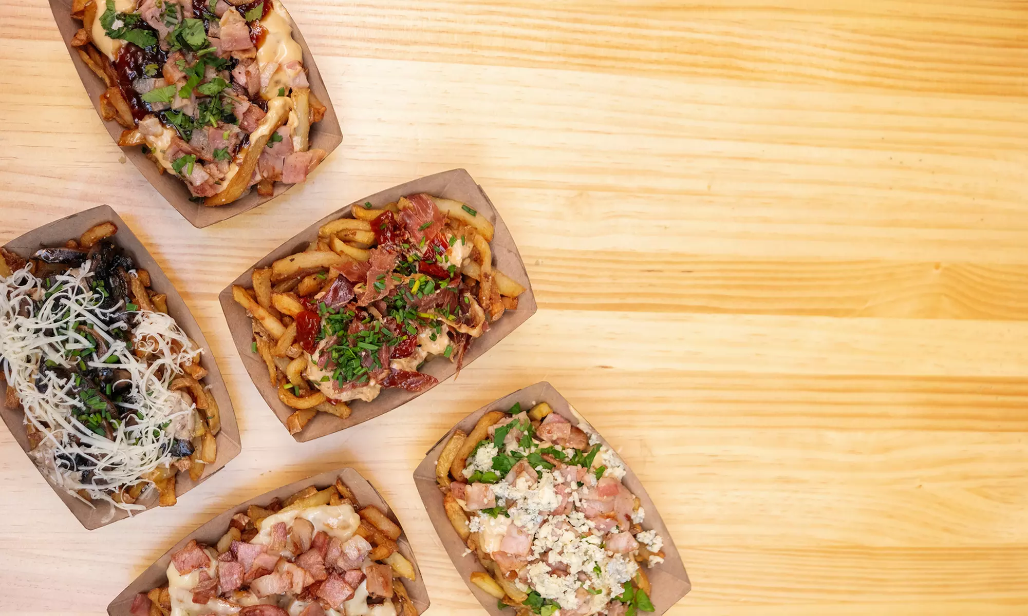 Hamburguesas y entrantes para 2 o 4 personas