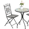 Image 2: Set Bistrot con 2 sedie e 1 tavolo a mosaico