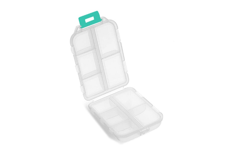 Image 8: Pack of Two Travel Pill Boxes