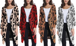 Longline Leopard Cardigan