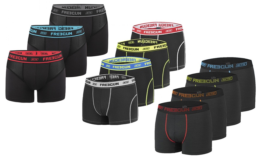 Image 1: Lot de 3 ou 4 boxers homme Aktiv Sport Freegun