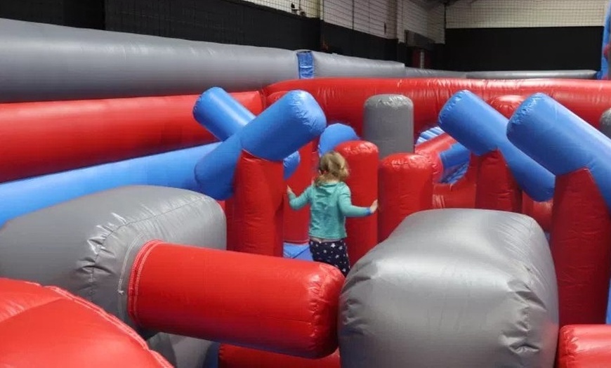 Image 8: Inflatable Bounce and Trampolines for One at Soccer Zone Halesowen