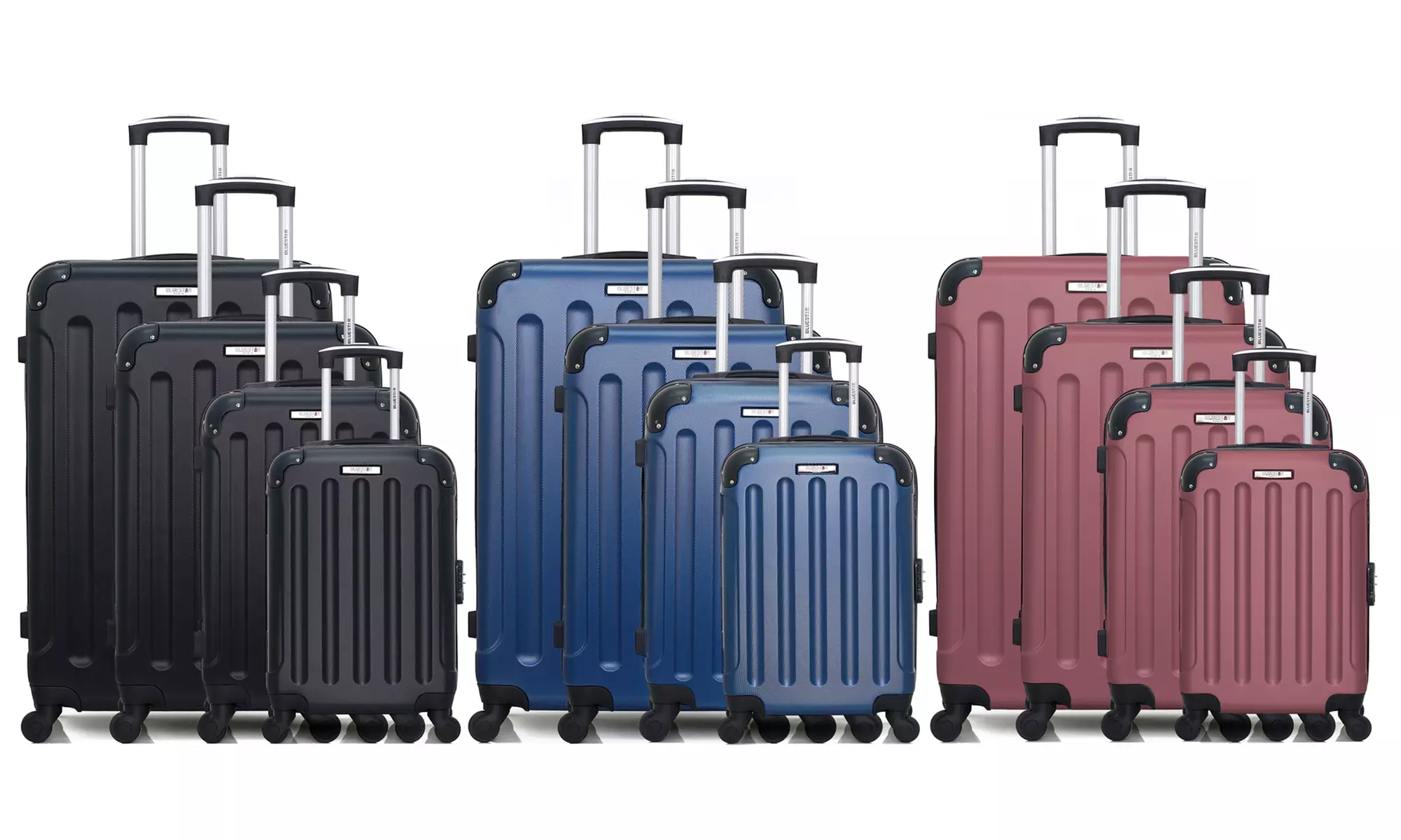 Set di 4 trolley Madrid-M Bluestar