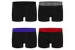 Pack de 4 boxers de la marque Freegun Inked ou Signature homme - Second Medium