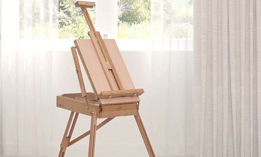 Image 4: HomCom Art Easel Tripod