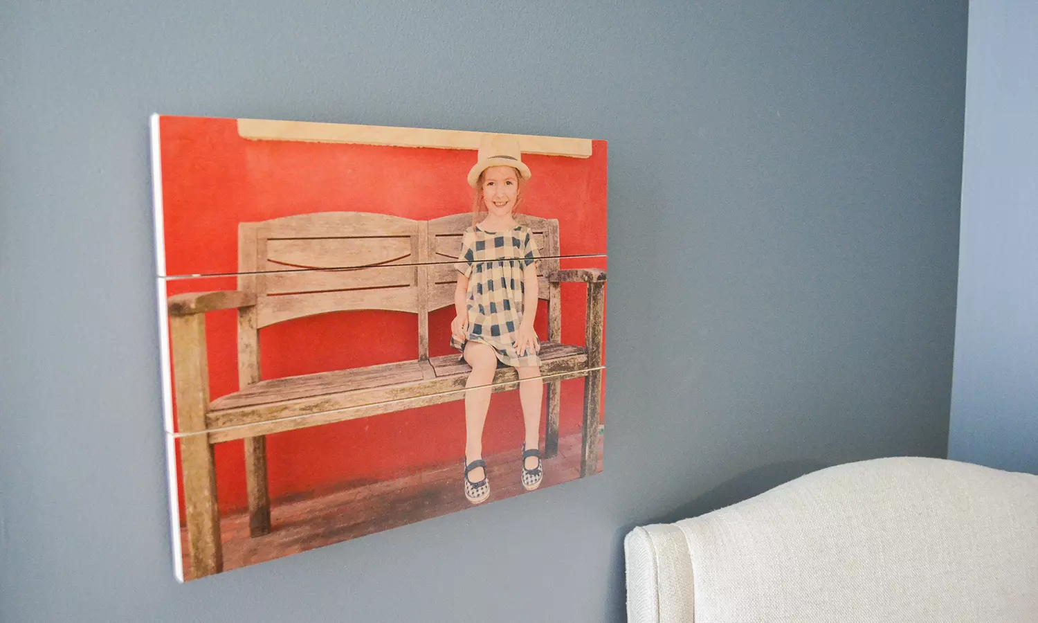 One 8x10, 11x14, 12x12, or 16x20 Wood Photo Pallet from Picture It Custom (Up to 71% Off) - Second Medium