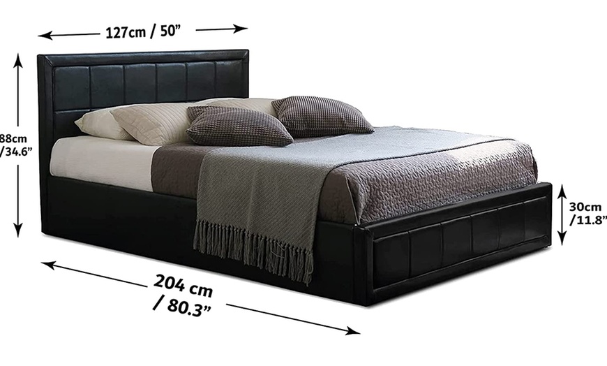 Image 33: Ottoman Bed Range with Optional Mattress