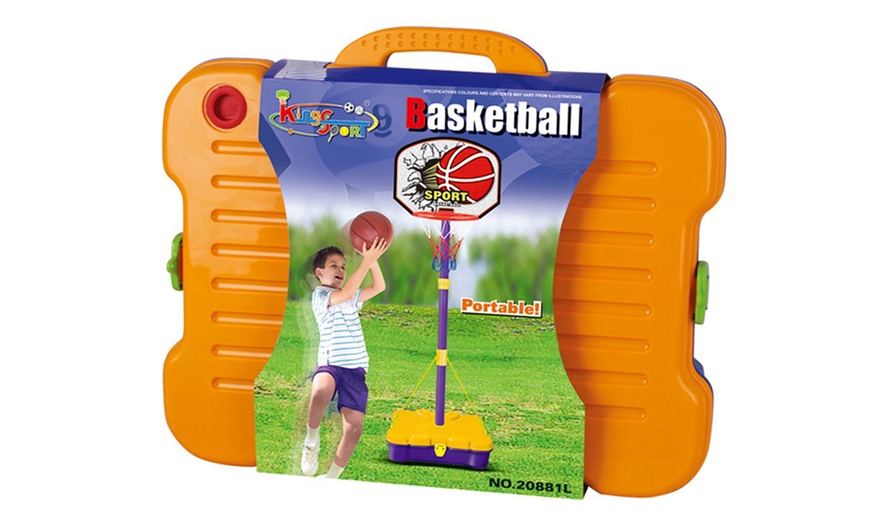 Image 11: Kids' Basketball Set with Ball