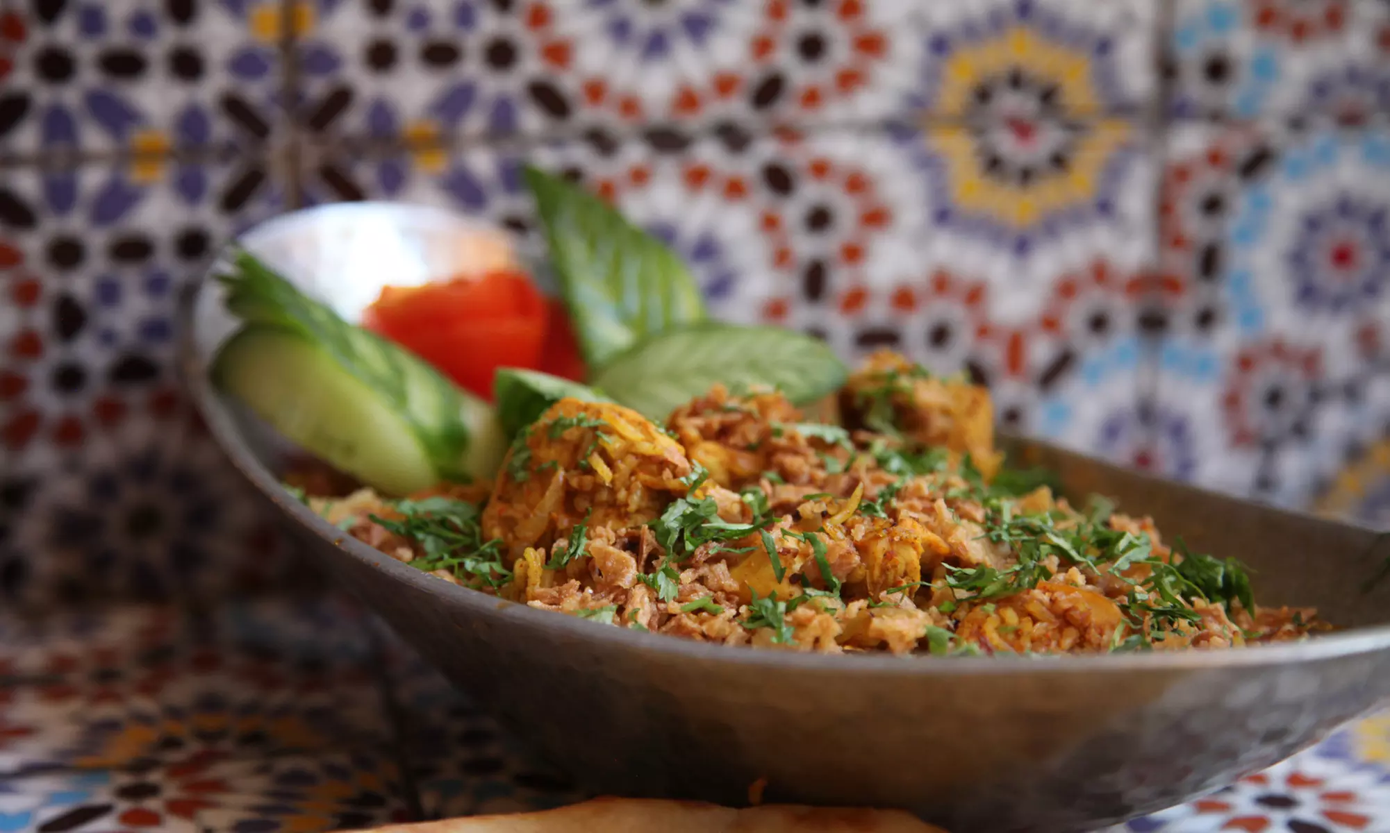 Menu indien thali viande ou végétarien