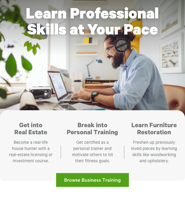 Learn Professional Skills at Your Pace