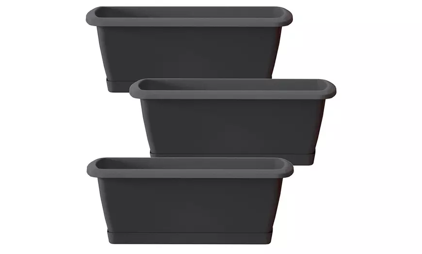 Image 9: Set van 1, 2 of 3 plantenbakken
