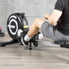 Image 8: HomCom Adjustable Rowing Machine for Indoor Fitness 