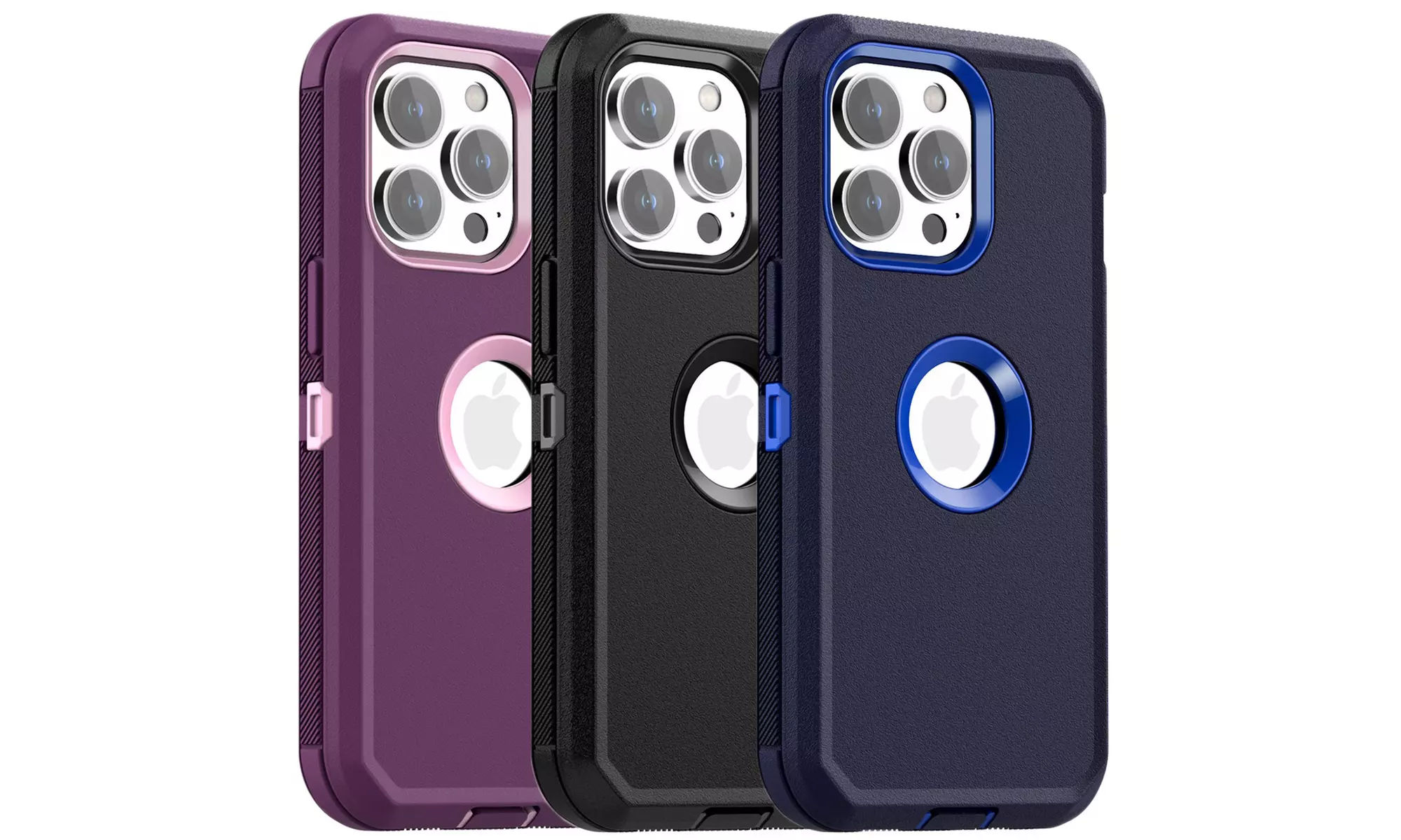 For iPhone 15 Pro Max/15 Case Shockproof Heavy Duty Rugged Cover Logo View - Primary Image