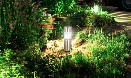 Set di 6 lanterne solari a LED Grundig in acciaio inossidabile