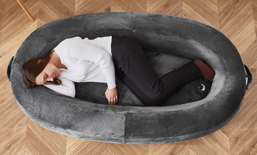 Image 2: Velvet Touch Inflatable Human Pet Bed