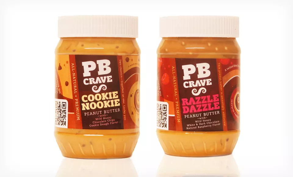 PB Crave Variety 4-Pack of Artisan Peanut Butter - Second Medium