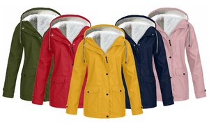 Women's Fleece-Lined Raincoat