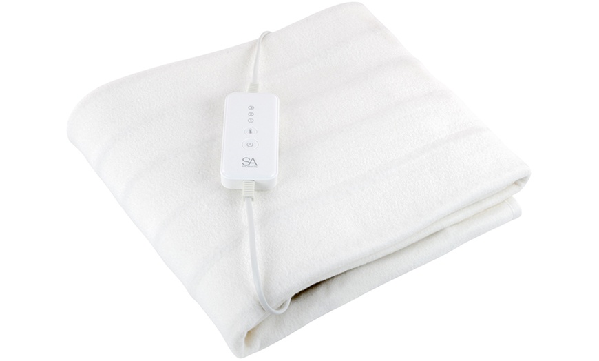 Image 2: Heating Blanket with Three Heat Settings and Quick-Tie Straps