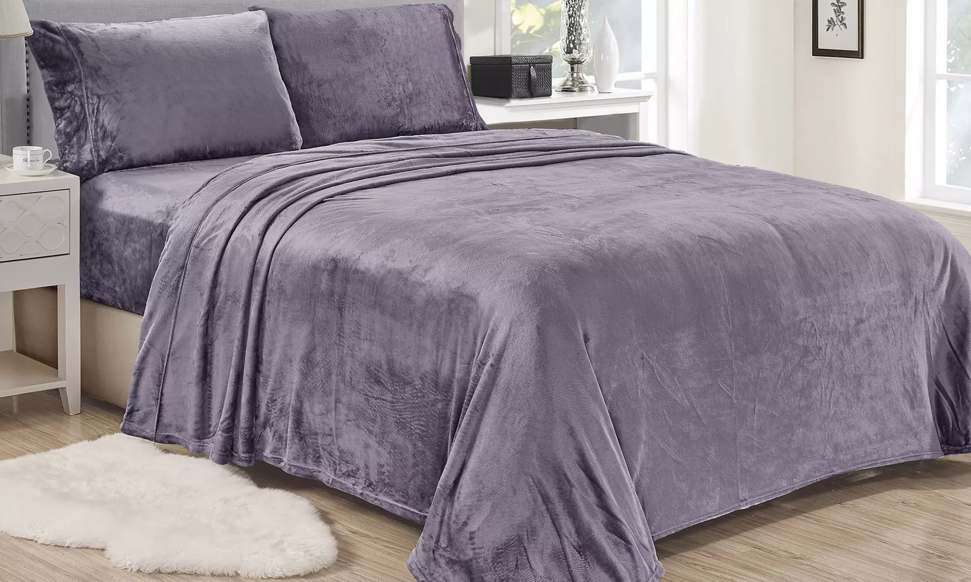 Microfiber Luxury Home Sheet Set - Primary Image