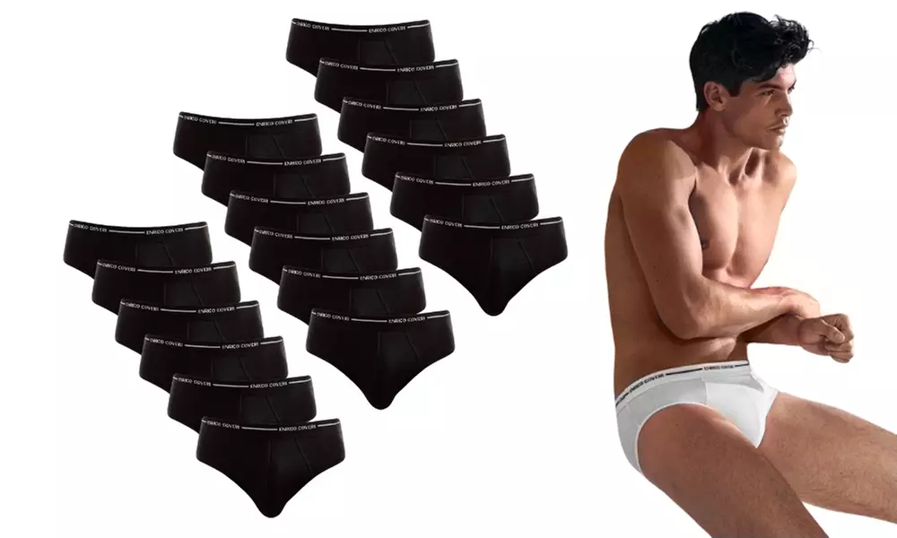 6, 12 o 18 slip da uomo Enrico Coveri