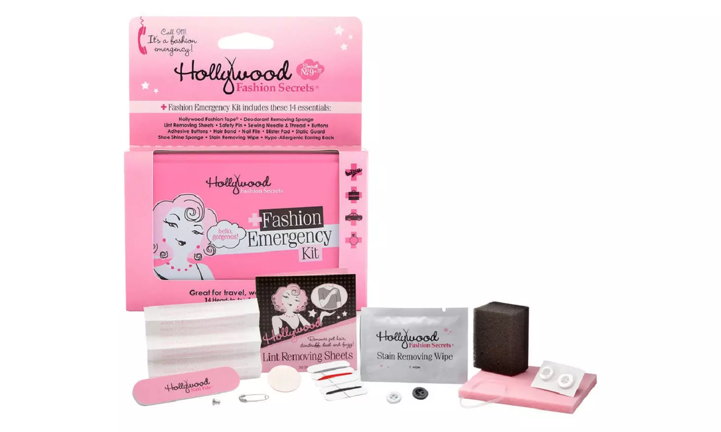 Hollywood Fashion Secrets and Style Emergency Kit (14-Piece) - Primary Image