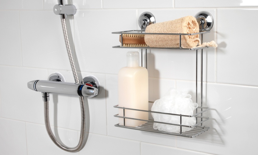 Image 3: Beldray Suction Shower Baskets