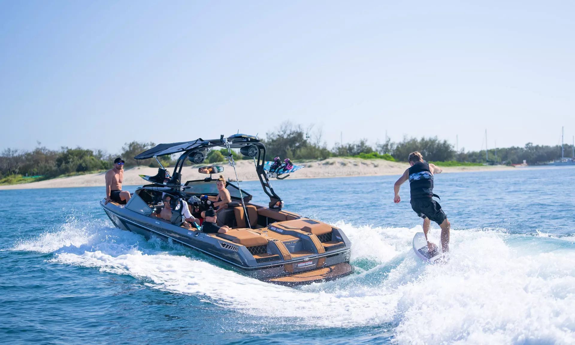 Wake Surf, Scenic Cruise & Lunch – 1 to 8 People Adventure!