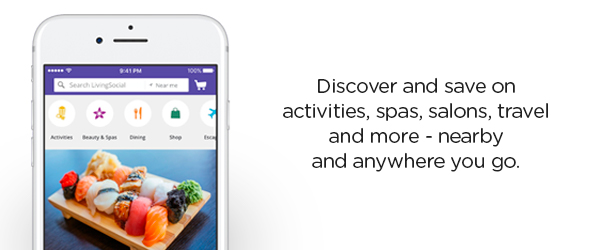 Discover and save with the LivingSocial App