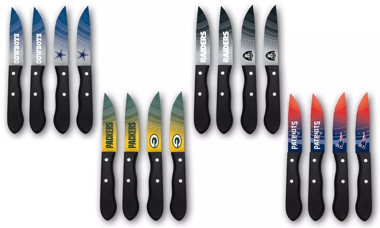 The Sports Vault NFL Steak Knife Set (4-Piece) - Primary Image