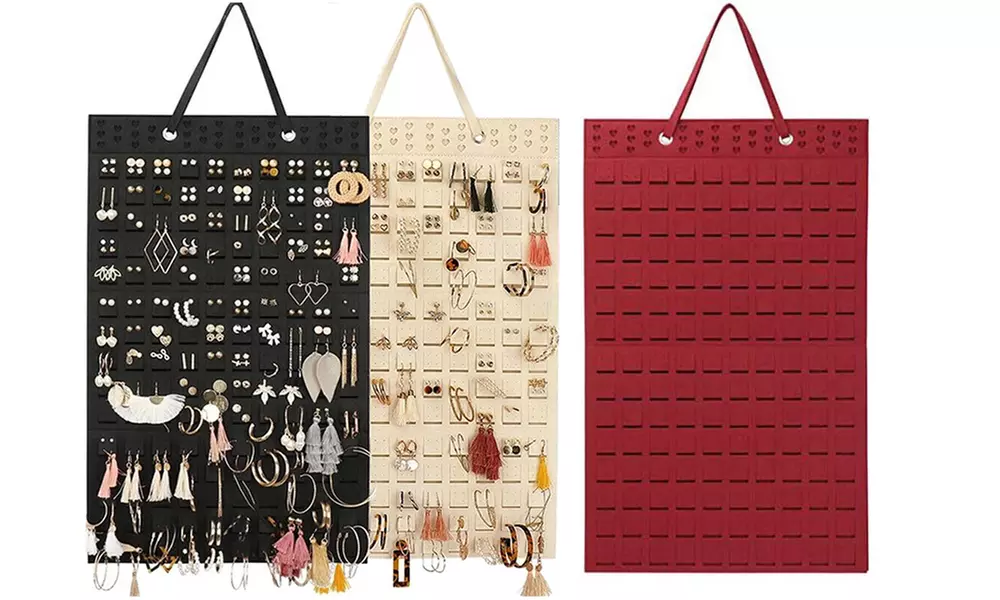 1 o 2 organizer per orecchini da parete